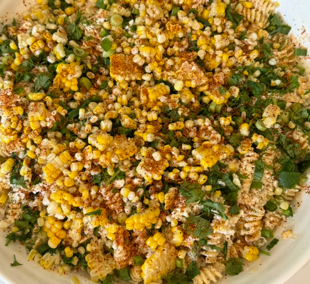 Elote “Mexican Street Corn” Pasta Salad