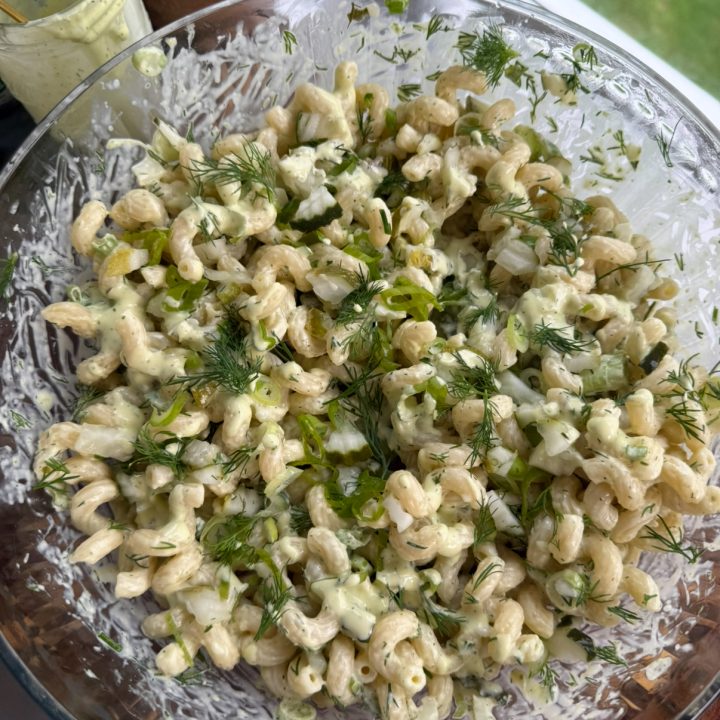 Dill Pickle Ranch Pasta Salad