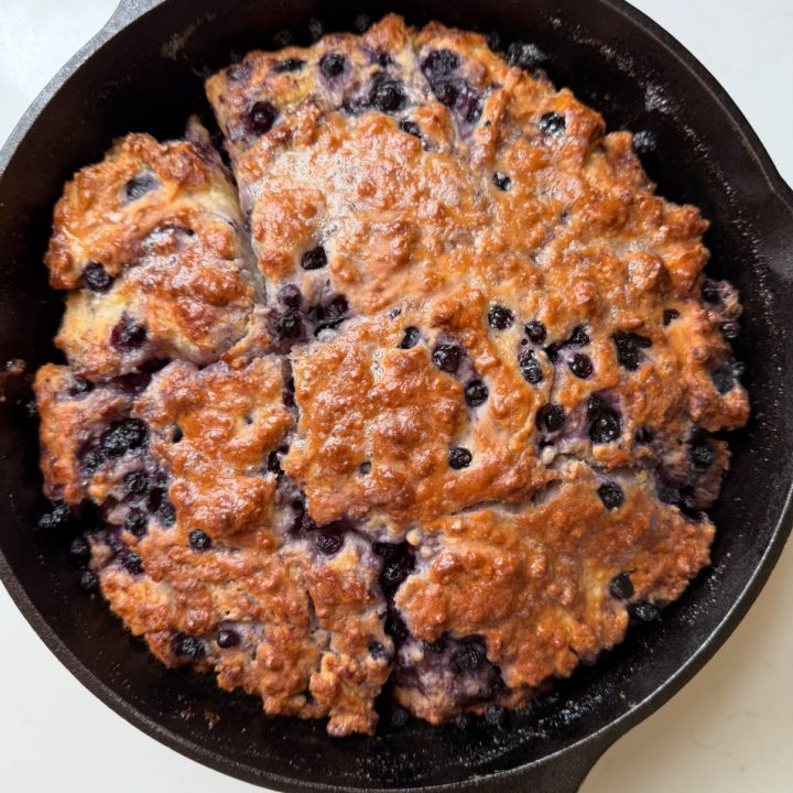 Blueberry Sourdough Discard Butter Swim Biscuits