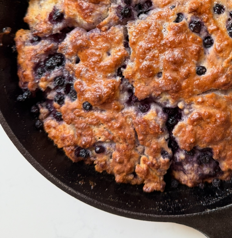 Blueberry Sourdough Discard Butter Swim Biscuits featured image