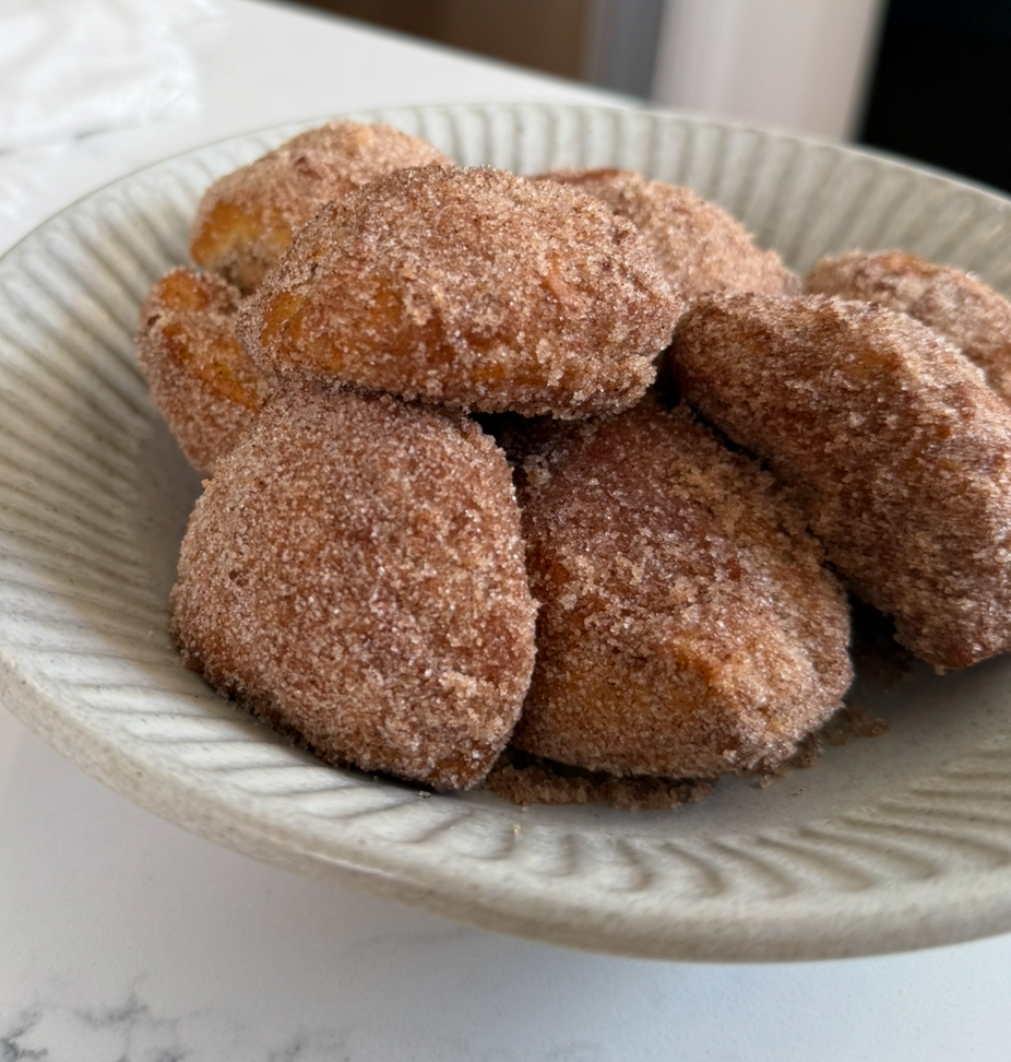 Apple cider air fryer munchkins featured image
