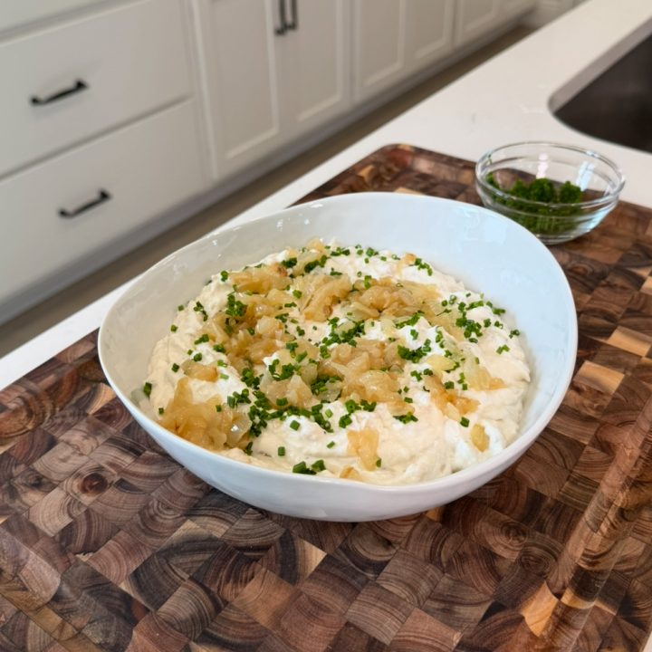 High Protein French Onion Dip