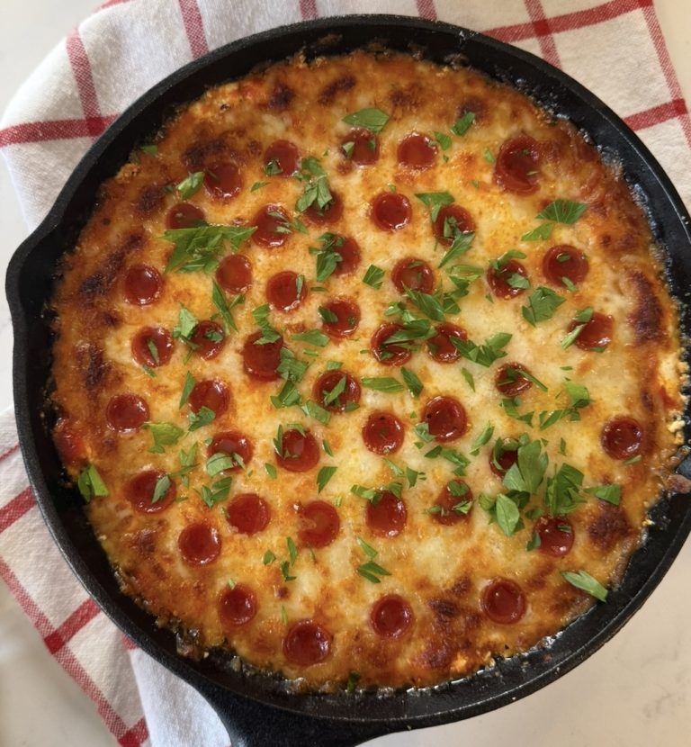 High Protein Pizza Dip